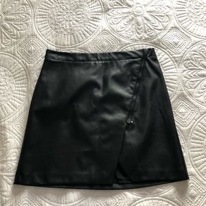 Banana Republic pleather mini skirt
